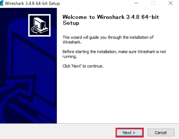 Wiresharkのインストール(4)