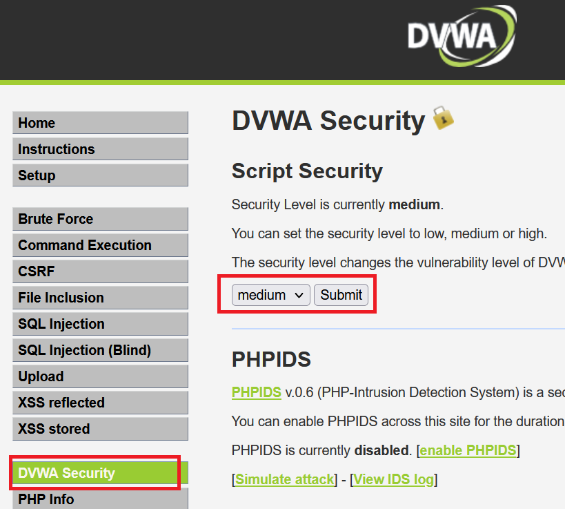 DVWAのCSRF脆弱性(6)
