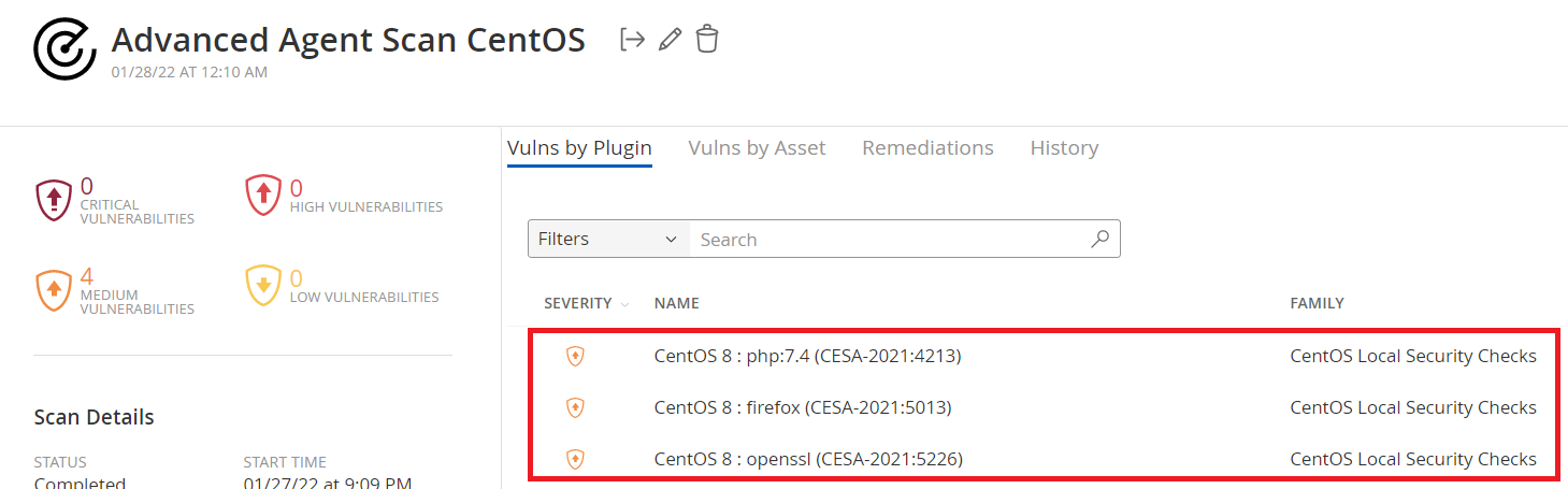 NessusAgentによる脆弱性スキャン_CentOS(11)