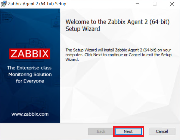 zabbixバージョン6.0を用いたzabbix agentインストール(3)